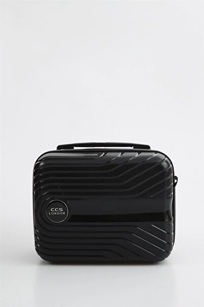 ÇÇS حامل مكياج أسود من البولي بروبيلين حقيبة سي 5240