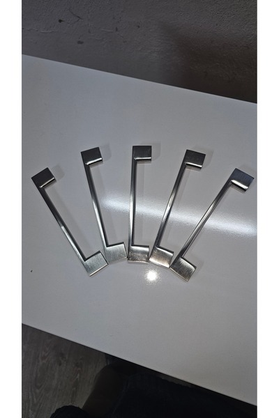 AHŞAPCİTY Chrome Handle 126mm 5 Pieces