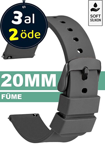 Trendburada Soft silicone watchband strap compatible with 20mm watches