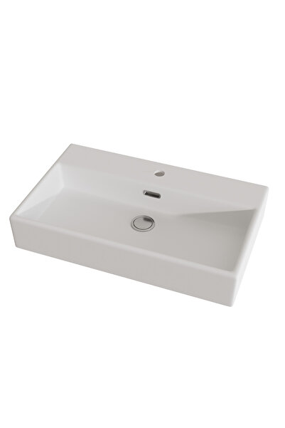 CELESTA Lavoar de baie de blat Urban 70, 70x41x14 cm, orificiu pentru baterie...