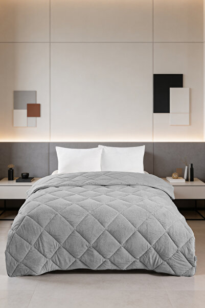 Pierre Cardin Wellsoft Διπλής όψης Πάπλωμα Μονό Γκρι