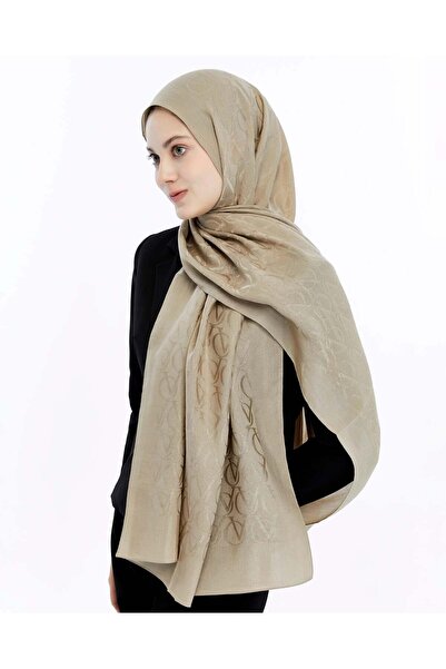 Valentino Orlandi Σάλι Alia - Με Σχέδιο Λογότυπου - Σκούρο Μπεζ