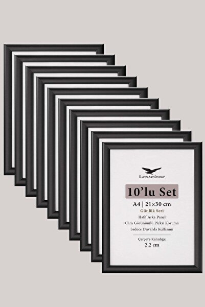 Raven Art Studio SET DE 10- bucăți - A4 - 21cm x 30cm ușor Panou din spate di...