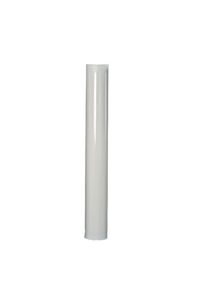 regata Stove Flue Pipe 120mm x 1000mm White Steel, 400°C Rated (Regata)