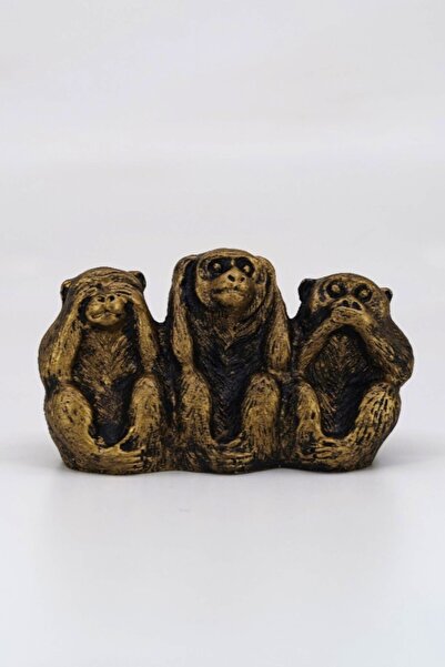 Hunga Görmedim Duymadım Bilmiyorum Maymun Heykel