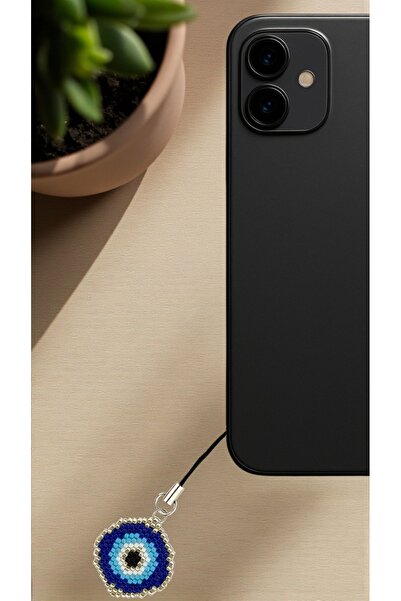 SEARD Miyuki Beads Handmade Evil Eye Bead Phone Charm - Charm 1