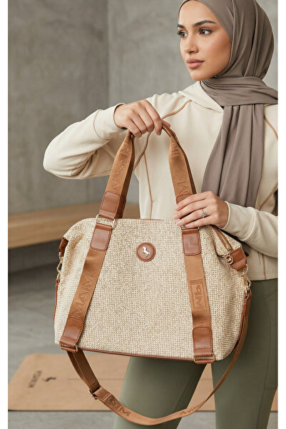 Çanta Trend Miami Polo Clup Women's Large Size Suitcase Style Hand and Should...