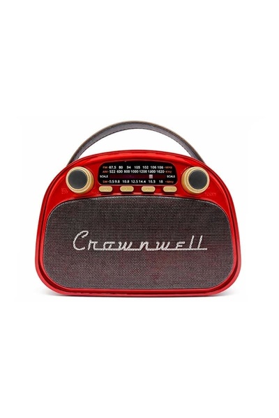 NETAVANTAJ Crownwell Taşınabilir Bluetooth Retro Radyo Arizona Serisi (Metali...