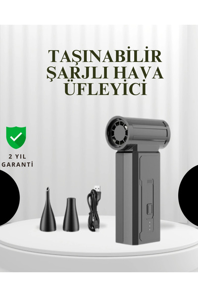 Epilons Taşınabilir Şarjlı Güçlü Hava Üfleme Aleti Çok Yönlü Kullanım