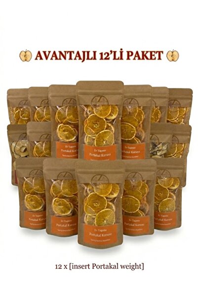 ZERBAP Dried Orange Slices 12 Pieces - 50g Snack Size