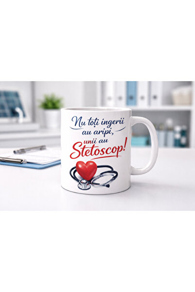 CumparaSMART Personalized white mug, Not all angels have wings, some have ste...