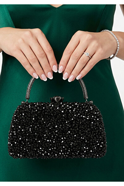 Çanta Trend Γυναικείο λουράκι ώμου από κρυστάλλινη πέτρα και αλυσίδα Τσάντα