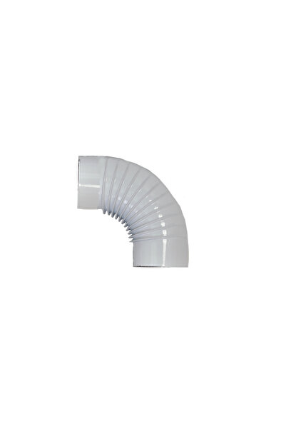 regata Stove Flue Pipe Elbow 120 mm White