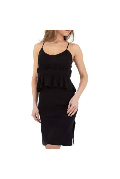 Julie by JCL Rochie R030, culoare neagră,