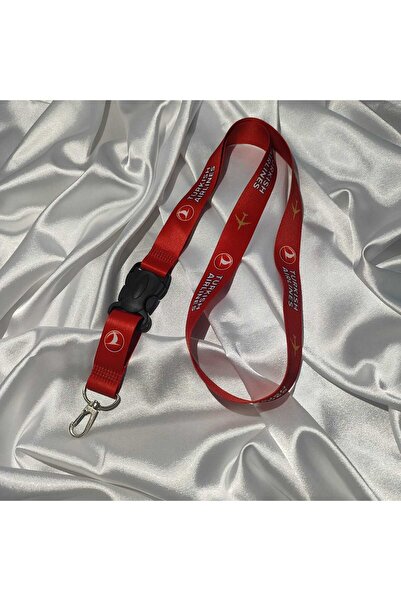 CEBECİOTO TURKISH AIRLANCE RED AIRCRAFT NEW MO Cordon pentru agățat, Cordon p...