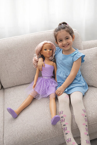 TOHA Clara Yürüyüş Arkadaşım 80 cm Et Bebek Büyük Boy Oyuncak Bebek Çocuk Oyu...