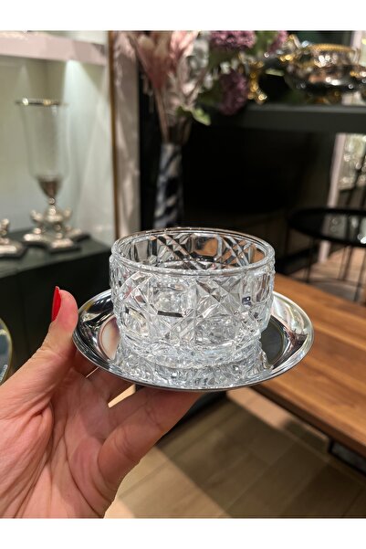 moontime alaçatı 6 kişilik metal tabaklı kesme kase seti, şık ve kullanışlı t...