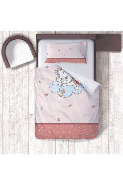 instababyrooms غرفة الأطفال قطن لوج طقم غطاء لحاف ملاءة سرير سيز تيدي بير رقم...