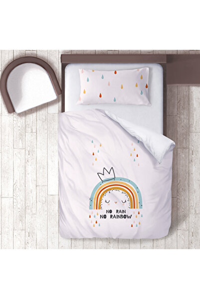 instababyrooms Children's Room Cotton Lu Duvet Cover Set Bed Sheet Sız Rainbo...