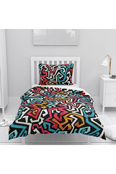 instababyrooms Children's Room Cotton Lu Duvet Cover Set Bed Sheet Sız Soyut ...