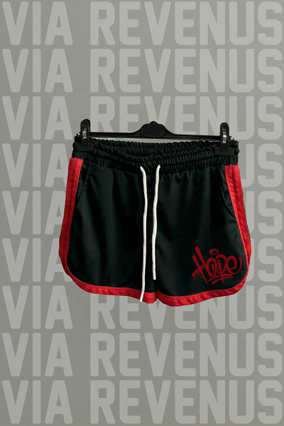 Vordevia Hope Printed Women's Sports Running and Fitness Shorts with Side Str...