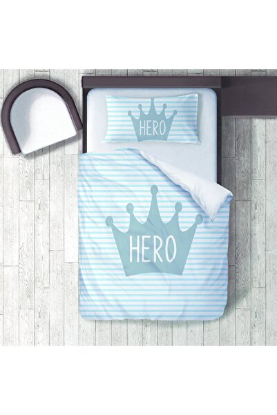 instababyrooms غرفة الأطفال قطن لوه طقم غطاء لحاف ملاءة سرير سيز هيرو (هيرو)