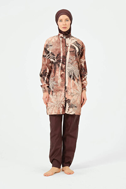 ALFASA Palmiye Με σχέδιο Μαγιό με κάλυψη, ύφασμα που στεγνώνει γρήγορα και απ...