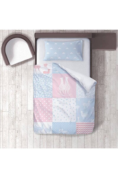 instababyrooms غرفة الأطفال قطن لو طقم غطاء لحاف ملاءة سرير سيز لاما والأغنام