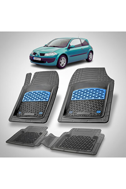 TEAMCAR Συμβατά πατάκια δαπέδου Renault Megane II Coupe 2002-2009 | Μπλε