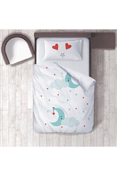 instababyrooms غرفة الأطفال قطن لوه طقم غطاء لحاف ملاءة سرير سيز مون آند هارتس