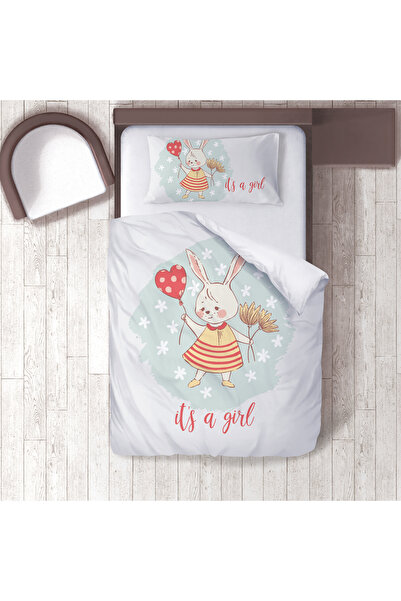 instababyrooms Children's Room Cotton Lu Duvet Cover Set Bed Sheet Sız Seviml...