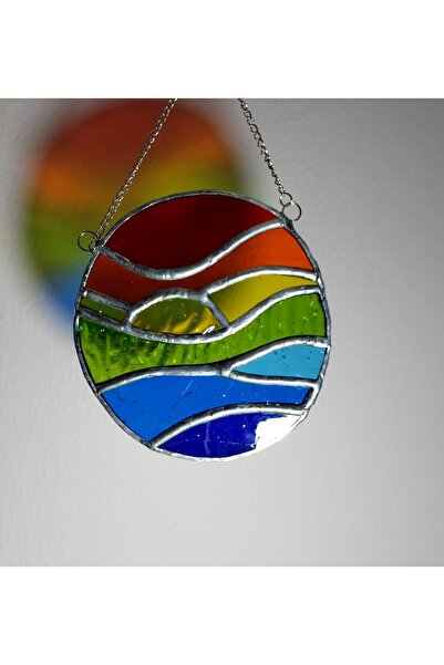 Venefica Vitray renkli cam süs