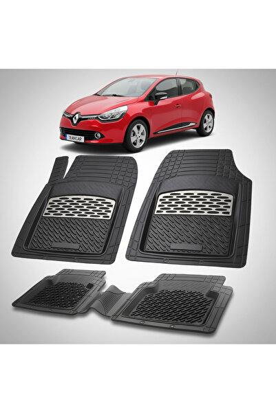 TEAMCAR Συμβατά πατάκια Renault Clio IV Hatchback 2012-2019 | Ασημί