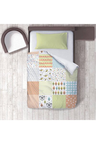 instababyrooms غرفة الأطفال قطن لوج طقم غطاء لحاف ملاءة سرير سيزونز ذات طابع ...