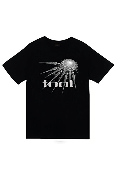 fame-stoned Tool Music Band - 10,000 Days Printed Unisex 100% Cotton Black T-...