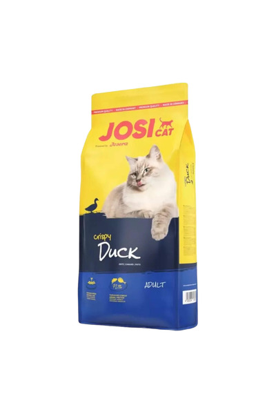 JOSERA Cat Crispy Duck Flavor – Crunchy Adult Cat Food Rich in Duck Protein –...