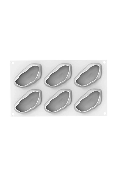 silikomart Silicone mold and cutter for single-portion Pistacchio 120, 6 cavi...