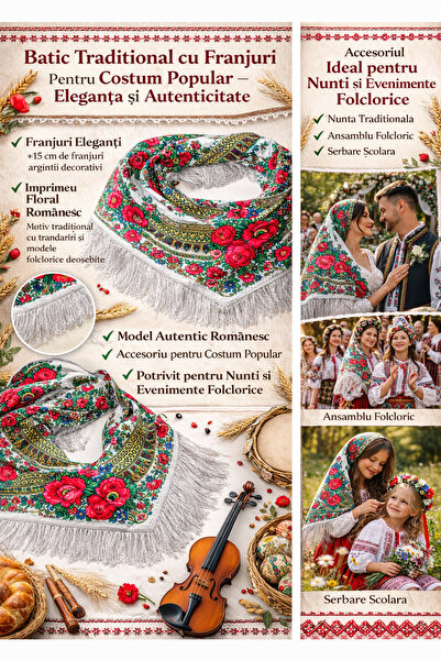 OEM Traditional Fringed Scarf, Popular Costume Accessory for Wedding, Folklor...