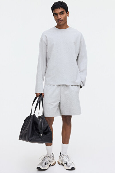 H&M Sweatshirt Şort Regular Fit