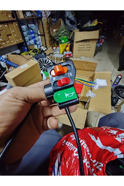 Arora Elektrikli Bisiklet Sinyal ve Lamba Korna Düğmesi