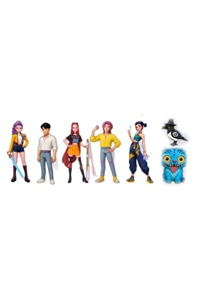 MASHASHOP Set of 7 K Pop Demon Hunters Figurines