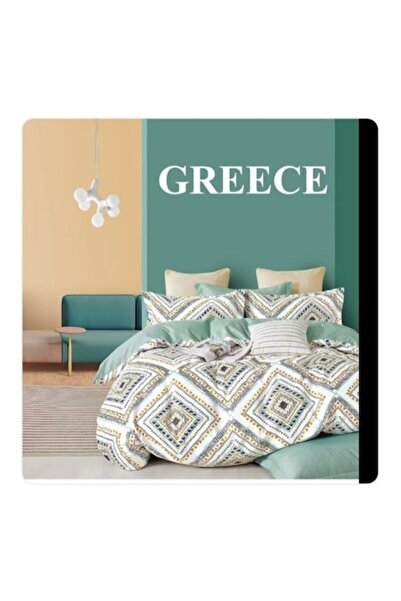 MASHASHOP Bed Linen Set, 6 Pieces, Satin Cotton, Elastic Sheet, Printed Desig...