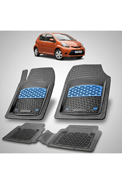 TEAMCAR Πατάκια δαπέδου Toyota Aygo AB10 Συμβατά Hatchback 2012-2014 | Μπλε
