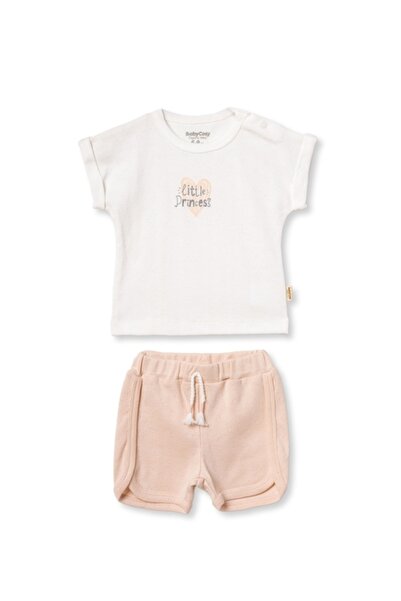 BabyCosy Organic Wear 100% Organic Cotton ,Baby Girl Shorts Set–Little Prince...