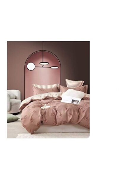 MASHASHOP Bed Linen Set, 6 Pieces, Satin Cotton, Elastic Sheet, Printed Desig...