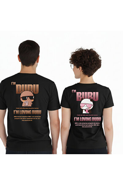 Etoile Studio Sırt Baskılı Bubu Dudu Sevgili Tişörtü ve Sweatshirt | Sevgilil...