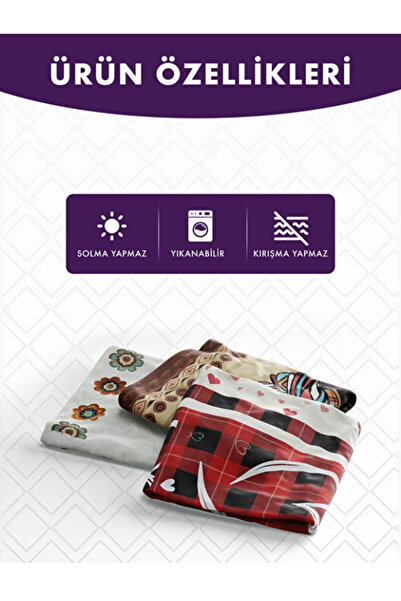 Tilda BSC. & Home Runner Masa Örtüsü Vazo Desenli Dijital Baskılı – Modern Dekoratif Masa Runner 40x140