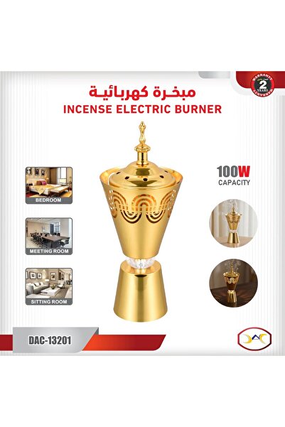 DAC Electric incense burner, golden color