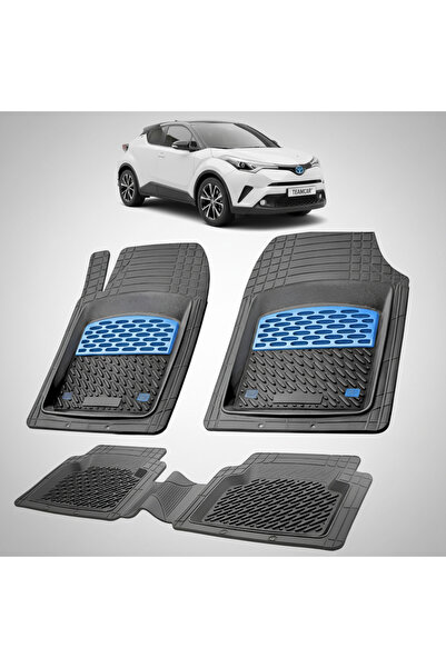 TEAMCAR Πατάκια Toyota C-HR AX10 συμβατά με Συμπαγής SUV 2019-2023 | Μπλε