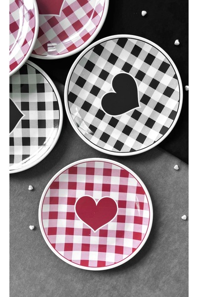 ERS Pasta Plate with Hearts 19 cm